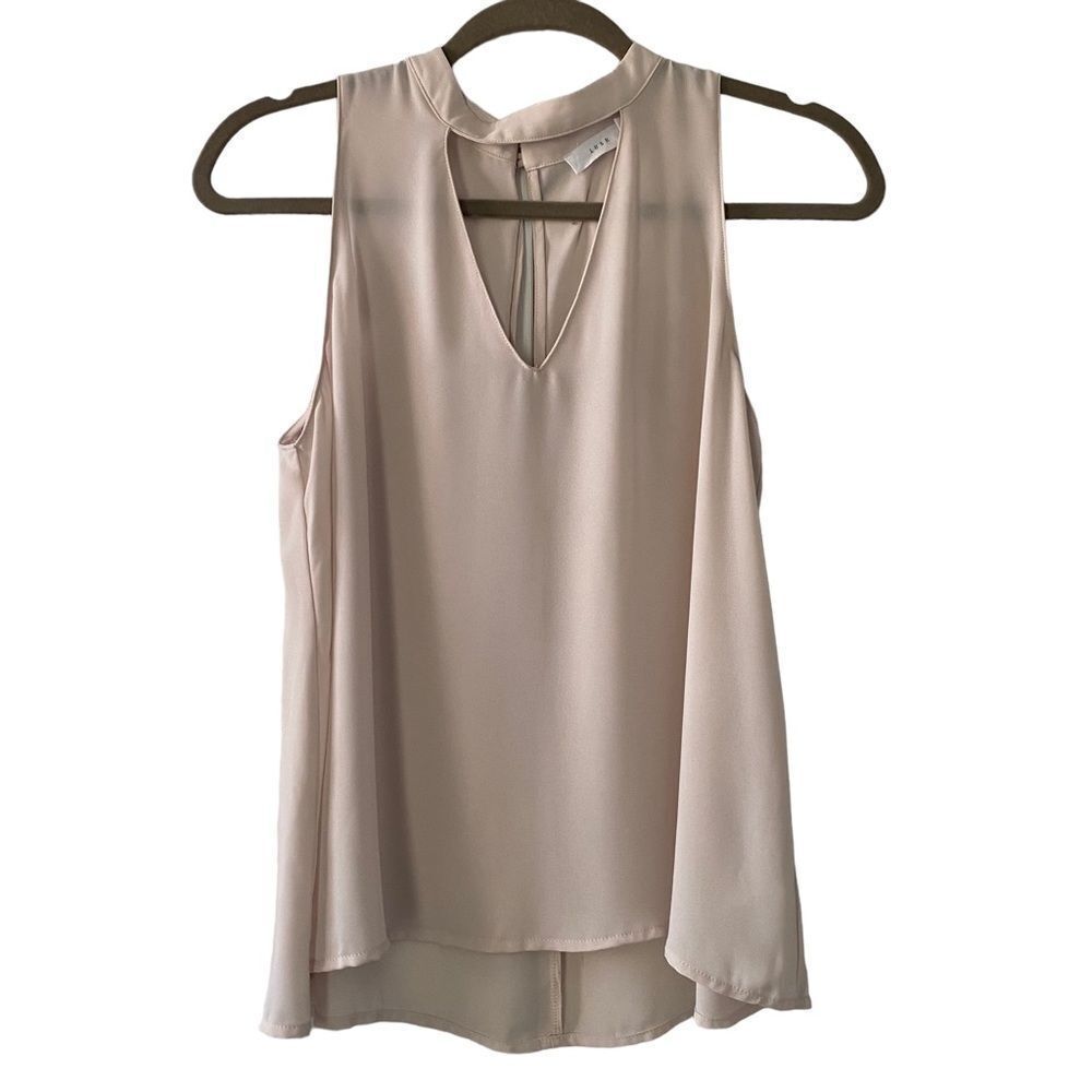 Lush Pink Sleeveless Blouse